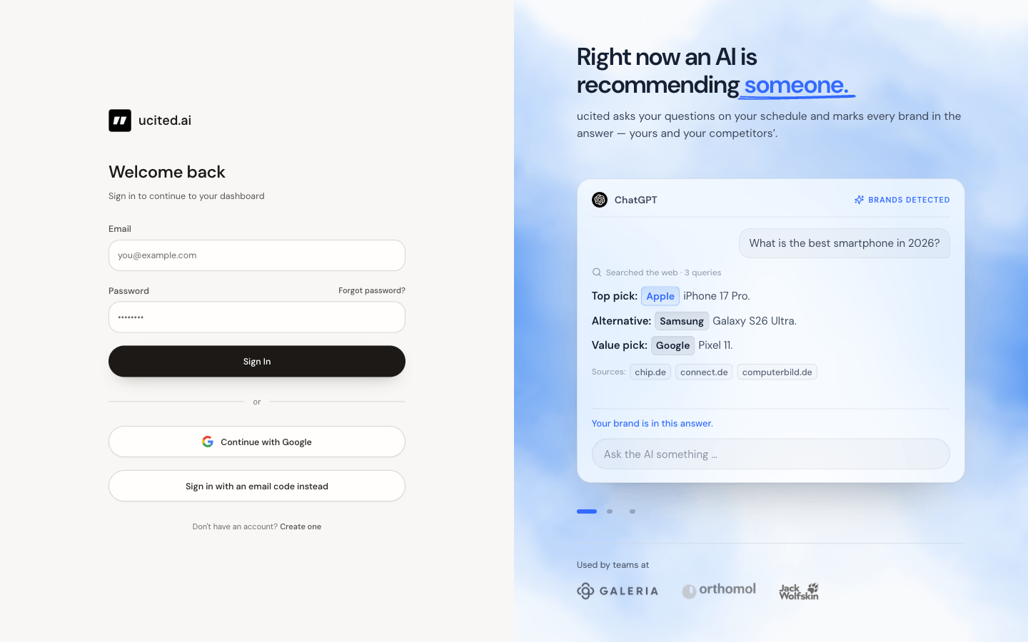 ucited.ai login page