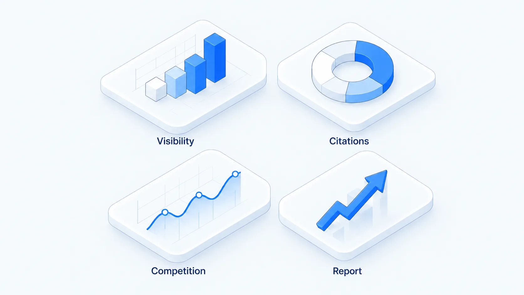 Schematic concept diagram: Metrics in GEO reporting